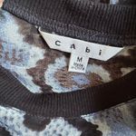 CAbi  Sheer Chiffon Python Snakeskin Top Long Sleeve Mobwife Y2K Goth Boss Babe Photo 2