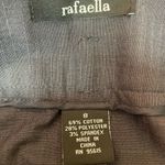 Rafaella pencil skirt with skinny belt sliver buckle navy size 8 Photo 4