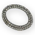 American Vintage Vintage Glam Faux Crystal 2" Oval Brooch | Costume Jewelry Statement Pin Photo 3