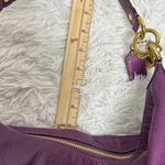 Coach  Madison Hailey Rich Purple Leather Hobo Bag #14304 Photo 10