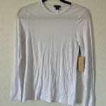 Halogen  Classic White Long Sleeve Tee – NWT sz XS Photo 0