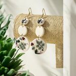 Elegant Polymer Clay Drop Botanical Design for Daily Alloy Ear Hooks Earrings‎ Photo 5