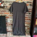 Natural Life Gray Floral Waffle Knit Maxi Dress Photo 4