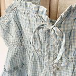 Rewind Blue and White Tank Top Blouse  Photo 7