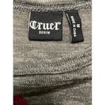 Cruel Denim Charcoal Southwestern Graphic Tank with Ruffle M Gray Size M Photo 6