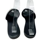 Christian Dior Dway Navy Blue Beige Slide Sandal Embroidered Logo EU 37 US 7 Photo 4