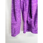 LUKKA LUX Sweater Womens Purple Thumbholes Medium Athletic Running Cycling Overs Photo 6