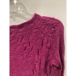 Sno Skins Crinkle Top Womens Small Magenta Pink Shirt Knot Front Stretch Photo 5