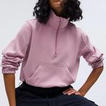 Lululemon Brushed Softstreme Half Zip ColourRose Blush Photo 0