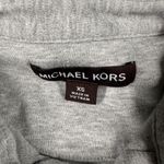 Michael Kors  Polo Shirt Womens XS Gray Short Sleeve MK Logo Classic Casual‎ Golf Photo 2