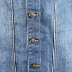 One 5 One Vintage 90s Grunge Denim Midi Skirt XL Button Front High Waisted Y2K Festival Photo 3