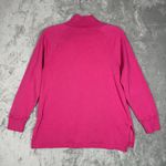 J. Crew Shirt Women Medium Pink Mockneck Sweatshirt Casual Comfy Cozy Loungewear Photo 2