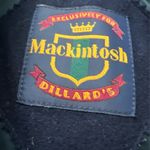 Vintage Mackintosh Wool Coat Navy & Burgundy Hooded Jacket 12P Dillard’s Blue Size 12 Photo 4