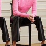 Alexander Wang  Prism Pink Fuzzy Faux Fur Turtleneck Sweater Photo 0