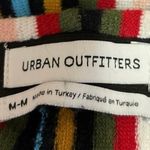 Urban Outfitters Multicolor Rainbow Striped Wide Leg Ankle Trousers Pants Size M Photo 9