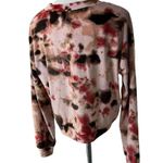 Love, Fire Juniors' Velour Crewneck Sweatshirt Photo 4