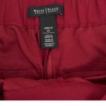 White House | Black Market WHBM Deep Red Loose Casual Jogger Ankle Pants Size 6 Photo 3