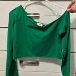 superdown  Kora Green Off The Shoulder Top Photo 1