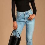 Lulus  Black Off-The-Shoulder Bodysuit Photo 1