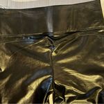 Vince Camuto Faux Leather Trousers Black Pants, US Small, Boot Cut Legs Photo 4