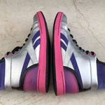 Reebok Retro  hightop silver sneakers pink & purple Photo 3