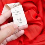 Diane Von Furstenberg DVF • Flutter Sleeve Cinched Waist Dress mesh midi Asher Vermillion floral print Photo 9