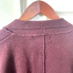 Rachel Zoe burgundy open cardigan Photo 3