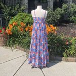 Crown & Ivy 4th of July Maxi Dress Spaghetti Strap Red White Blue Photo 5