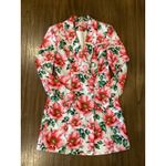 Alice + Olivia  Latoya Floral Mini Long Sleeve Blazer Dress size 0 Photo 4