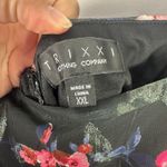 Trixxi Mini Dress XXL Black Floral Chiffon Cottagecore Romantic Fairy Whimsigoth Photo 3