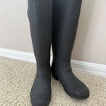 Kamik Black Rain Boots with Logo Photo 2