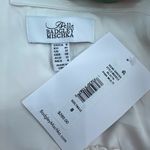 Badgley Mischka NWT Belle  Remi Georgette printed strapless one-sleeve midi dress Photo 4