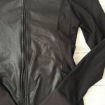 Athleta  M Women’s Black Zip Up Athleisure Jacket Warm Ups Size Medium Photo 1