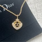 Christian Dior Crystal Heart Necklace Photo 1