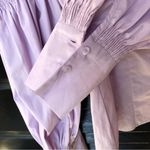ZARA  STRETCHY POPLIN SHIRT TRF Lilac XS Photo 9