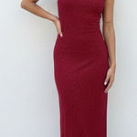 City Triangles BOGO Vintage 90s Y2K Glitter Maxi Dress Photo 0