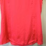 Gap  sleeveless top XL hot pink looks and feels like silk but polyester ruffles Photo 1