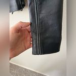 Gianni Bini  Distressed Blue Leather Moto Jacket Women’s Size XS Photo 10