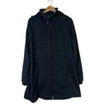 Calvin Klein Performance Full Zip Knit Jacket Womens 1X Charcoal Athleisure Photo 1