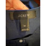 J.Crew  Dress Women Medium Navy Red Embroidered Eyelet Bell Sleeve Mini Preppy Photo 8