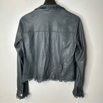 Jakett JKT NYC Alexa Jean Burnished Grey Leather Jacket Size M Gray Size M Photo 5
