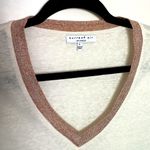 Current Air  Linen Blend V Neck Tee Large Photo 1