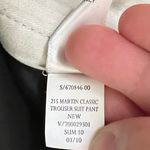 Banana Republic  215 Martin Classic‎ Trouser Suit Pant Wool Black Size 12 EUC Photo 12