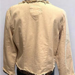 Live a Little  distressed leopard blazer with zipper‎ Photo 5