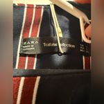 ZARA  Trafaluc Navy and Red Striped Mini Dress Size Small Photo 7