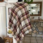Max Studio  Plaid Poncho One size Photo 3