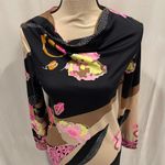 Leonard Paris floral shift stretchy jersey dress luxury 70’s old money vibes Pink Size 6 Photo 8