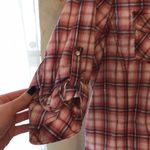 Quarter sleeve button down plaid dress shirt Size L Photo 5