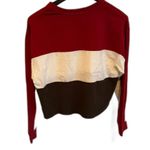 Boutique Gaze | Color Block Long Sleeve Top Size Medium 95% Cotton Photo 4