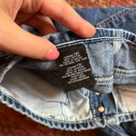 Y2K BUTTON FRONT LOW RISE BUTTERFLY JEANS Blue Size 28 Photo 3